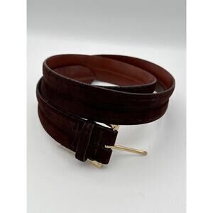 Lai Brown Suede Men’s Belt size 38